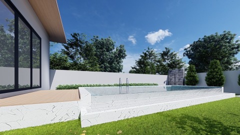 รับออกแบบสระว่ายน้ำ